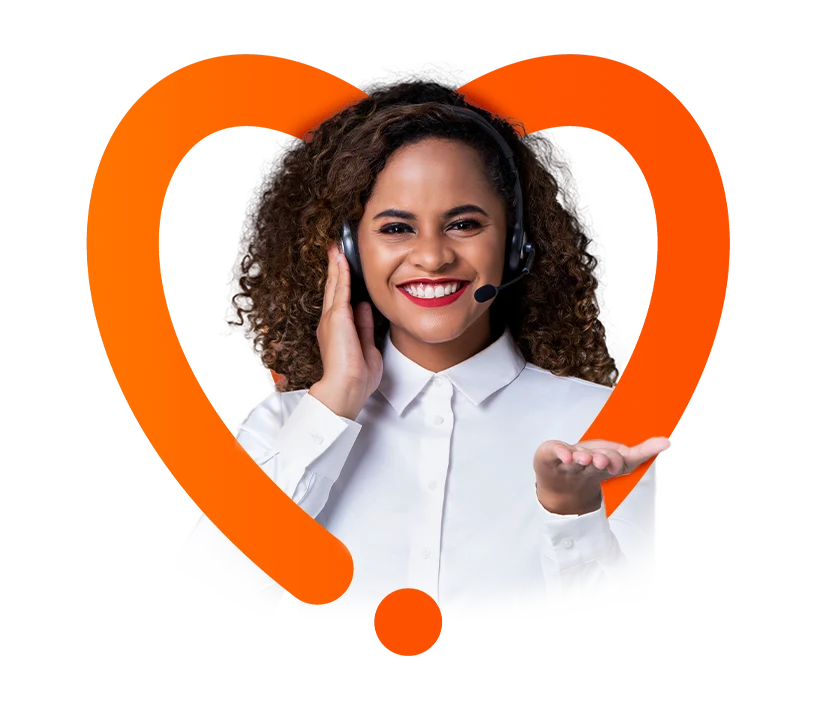 Atendente de callcenter-branding-ouvire